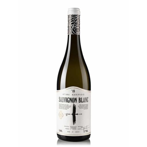 Κτήμα Καριπίδη Sauvignong Blanc 2018 0.75L Ξηρό Λευκό Κρασί-E-Kanava
