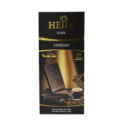 HEIDI CHOCOLATE DARK WITH ESPRESSO COFFEE 80G