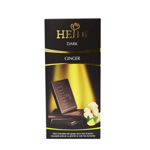 HEIDI CHOCOLATE DARK WITH GINGER  80G